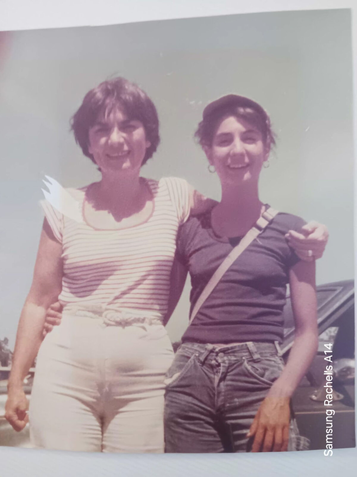 Toby with her daughter Rachel.